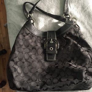Black Coach Hobo Bag